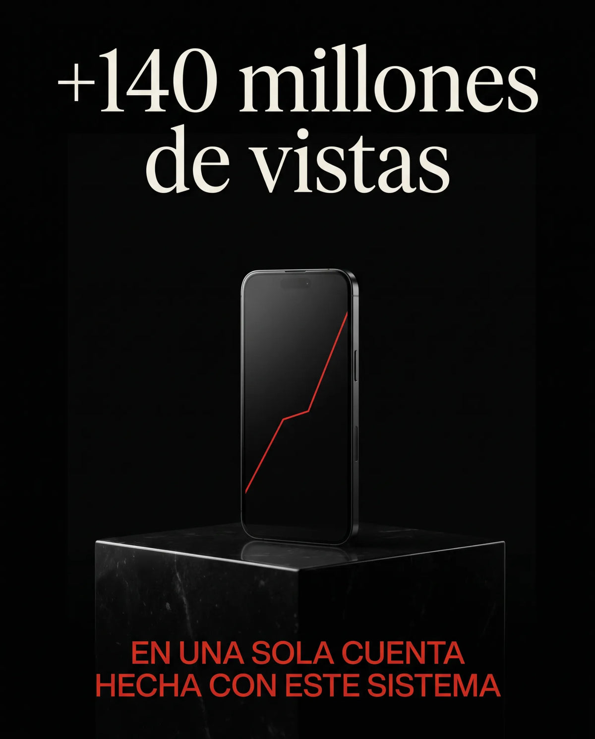 Más de 140 millones de vistas en una sola cuenta hecha con este sistema.